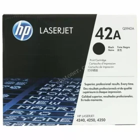 HP laserjet 42A black toner cartridge Q5942A