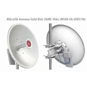 MikroTik MTAD-5G-30D3-PA 5GHz 30dBi Dish Precision Align Mount