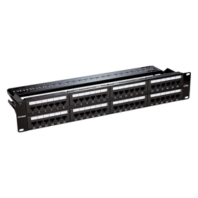 D-Link 48 port Cat6 UTP Fully Loaded Punch Down Patch Panel