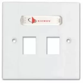 Siemon cat6A Double faceplates