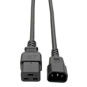 C14 to C19 power cable - Heavy-Duty, 15A, 250V
