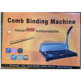 Comb Spiral Binding Machine