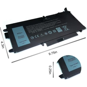 K5XWW Original Laptop Battery for Dell Latitude 5289 7389 7390