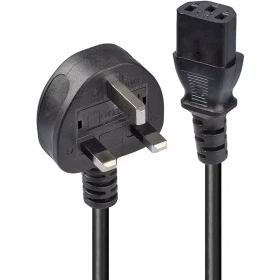 UK 3 Pin Plug to IEC C13 Power Cable
