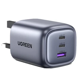 Ugreen Nexode 65W USB C 3 Ports GaN Wall Charger