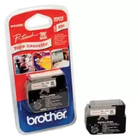 Brother M-K222 9mm Red on White tape