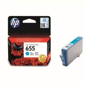 HP 655 Cyan original ink advantage cartridge CZ110AE