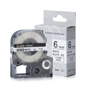 Epson LC-2WBN9 Black on White Tape