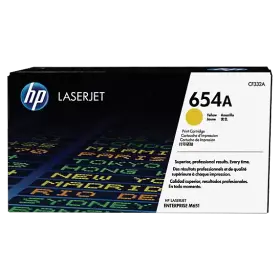 HP 654A yellow original laserjet toner cartridge CF332A