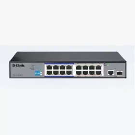 D-link 16-Port PoE+ Surveillance switch DES-F1016P-E/B 