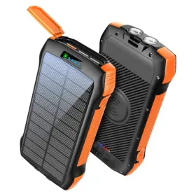 Promate 20000mAh Rugged Solar Power Bank 