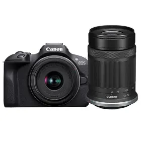 Canon EOS R100 Mirrorless Camera with 18-45mm & 55-210mm Lens