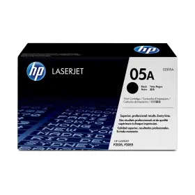 HP 05A Black Original LaserJet Toner Cartridge CE505A