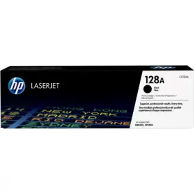 HP 128A Black Original LaserJet Toner Cartridge CE320A