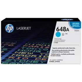 HP 648A Cyan Original laserjet toner cartridge CE261A