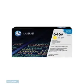 HP 646A yellow original laserjet toner cartridge CF032A