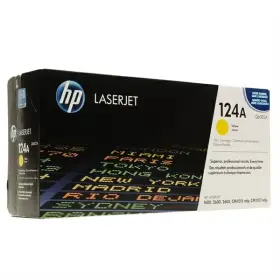 HP 124A yellow original laserjet toner cartridge Q6002A