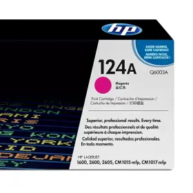 HP 124A Magenta original laserjet toner cartridge Q6003A