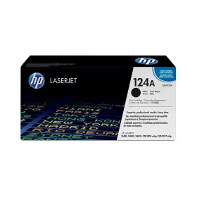 HP 124A black original laserjet toner cartridge Q6000A