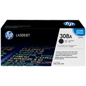 HP 308A Black original laserjet toner cartridge Q2670A